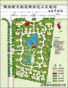 園林景觀總平面圖