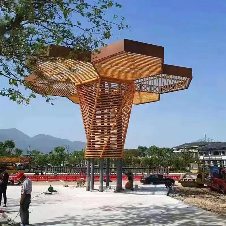 耐候鋼板景觀工程 源頭工廠的優勢與專業服務